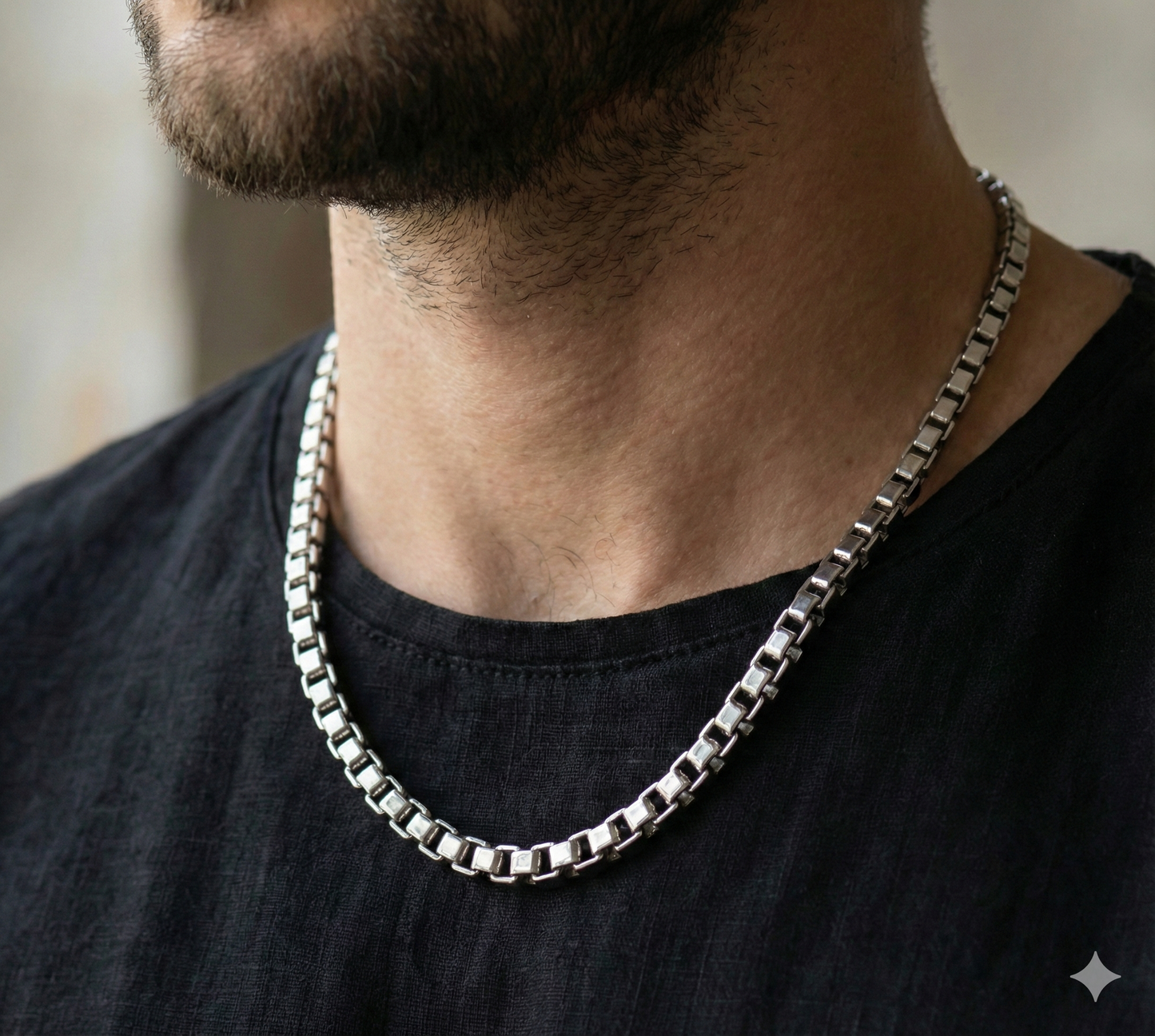 corrente aço inox veneziana