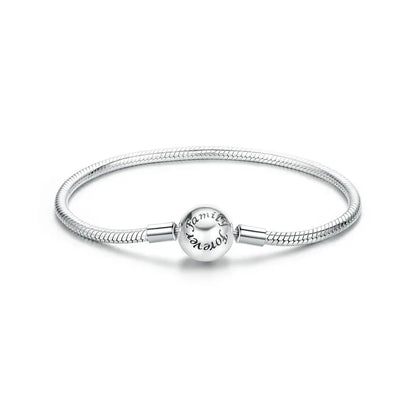 Pulseira Prata 925 com Zircônia Amor Eterno - Bamoer