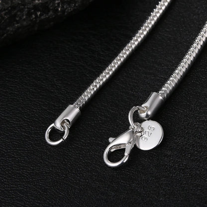 Corrente Prata 925 Escama de Cobra