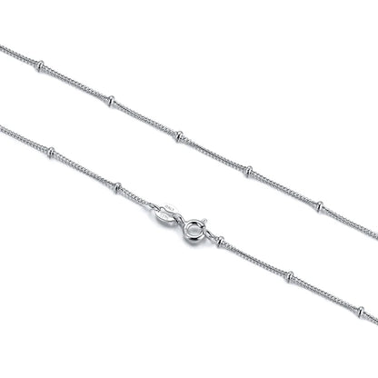 Colar Prata 925 Satélite com Banho - Orsa Jewels