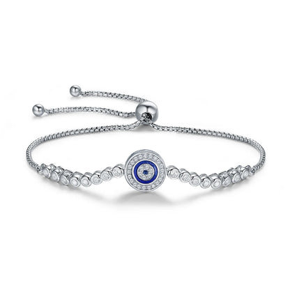 Pulseira Olho Grego em Prata 925 - Bamoer