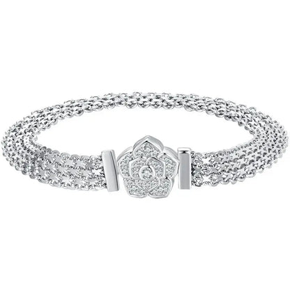 Pulseira Prata 925 Infinito - Bamoer