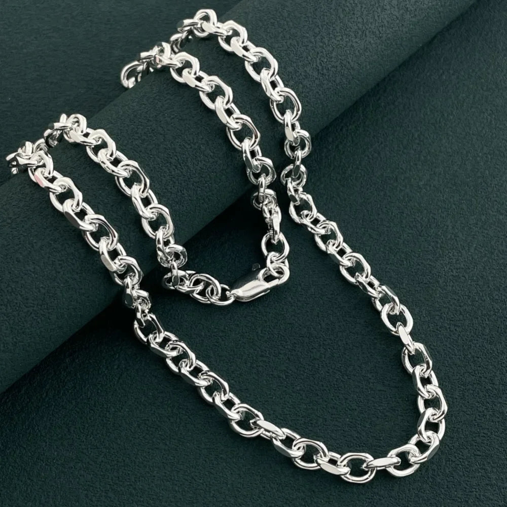 corrente prata 925 cadeado