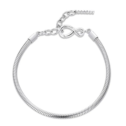 Pulseira Prata 925 Infinito - Bamoer