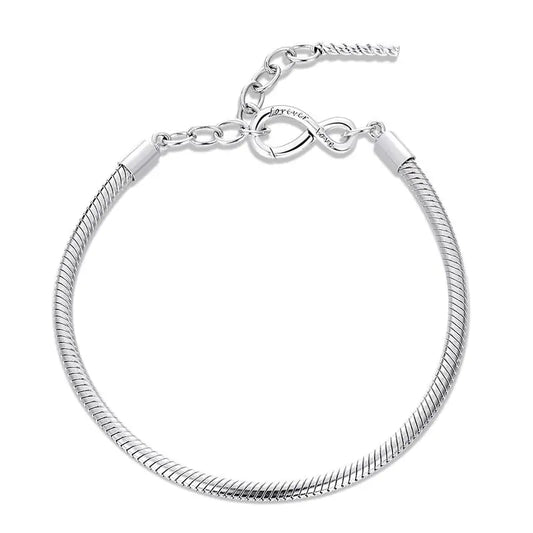 Pulseira Prata 925 Infinito - Bamoer