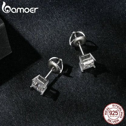 Brinco de Moissanite Solitário - Bamoer