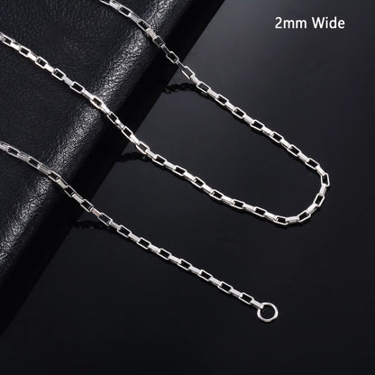 Corrente Aço Inox Cartier Elos Quadrado