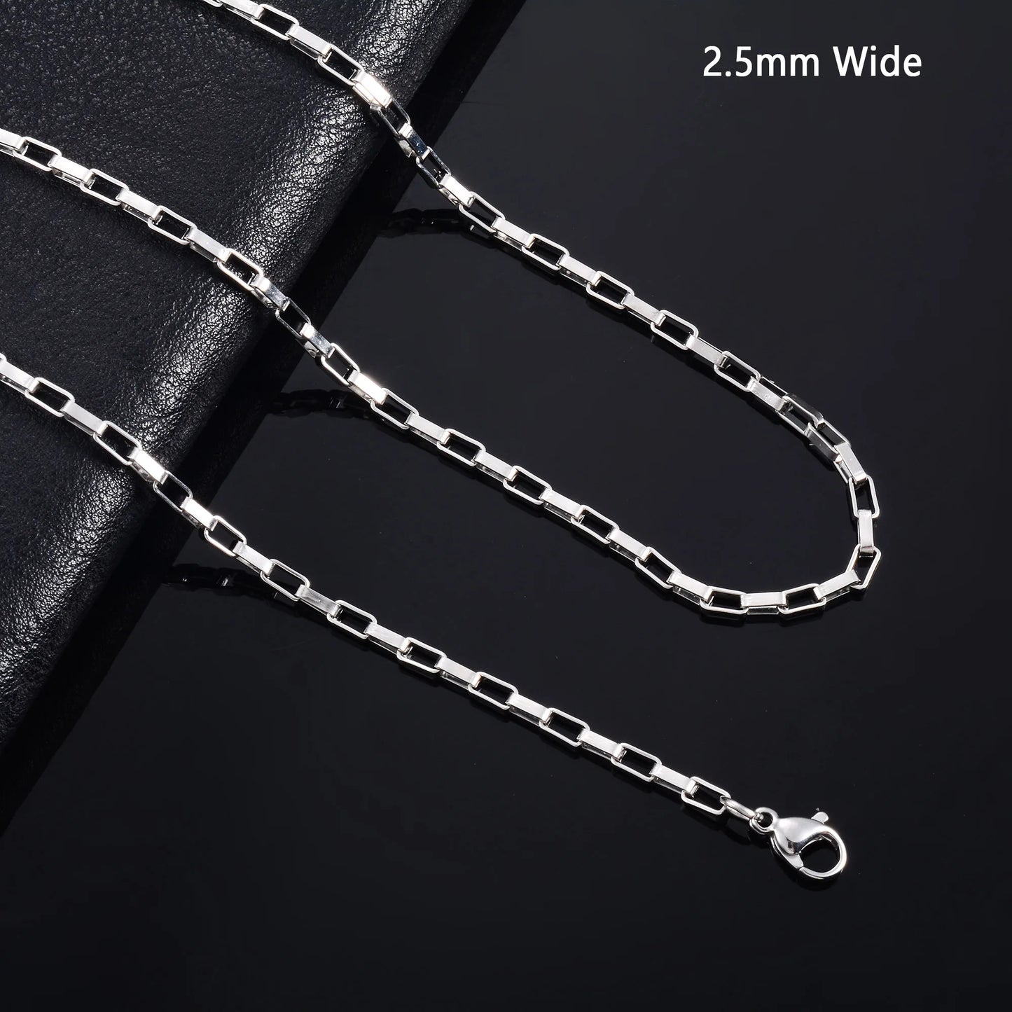 corrente aço inox cartier elos quadrado