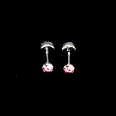 Brinco-de-Aco-Inox-316L-Solitario-com-Pedra-de-Zirconia-Rosa