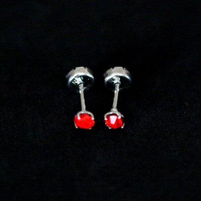 Brinco-de-Aco-Inox-316L-Solitario-com-Pedra-de-Zirconia-Vermelho