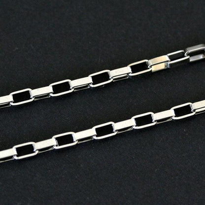 Corrente-de-Aco-Cartier-Elos-Quadrados-50cm-/-5mm