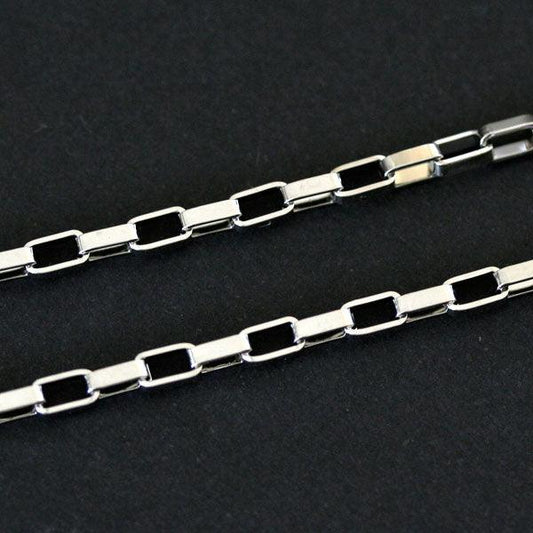 Corrente-de-Aco-Cartier-Elos-Quadrados-50cm-/-5mm