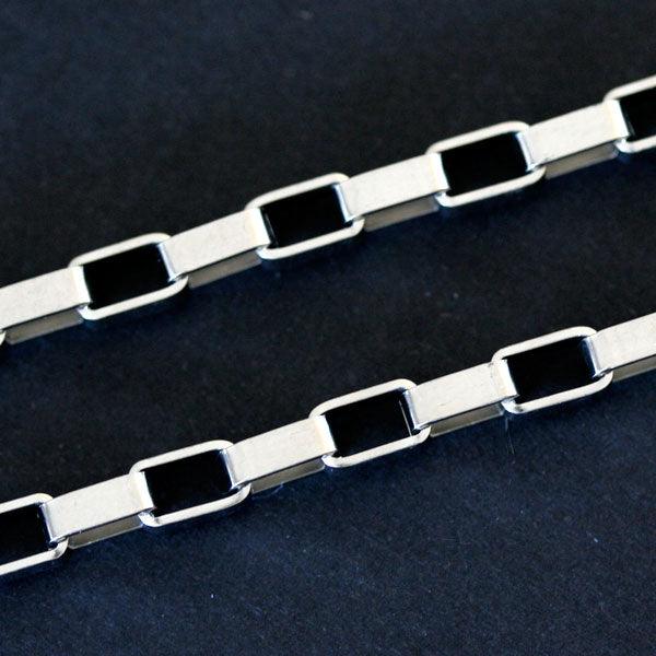 corrente-de-aco-cartier-elos-quadrados-70cm-/-4mm