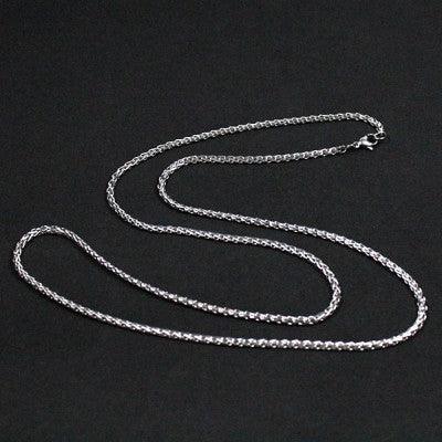 Corrente-de-Aco-Rabo-de-Rato-Trancado-80cm-/-3mm