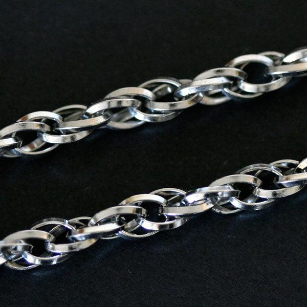 Corrente-de-Aco-Torcida-Fina-60cm-/-4mm